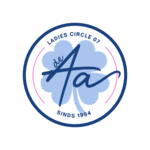LCde Aa Logo (Ronde Sticker) - transparant